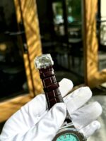 Patek Philippe Nautilus 5740G Best Replica Watches Tiffany Dial Leather Strap TWS Factory 40mm - Image 8