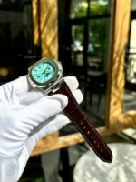 Patek Philippe Nautilus 5740G Best Replica Watches Tiffany Dial Leather Strap TWS Factory 40mm - Image 6