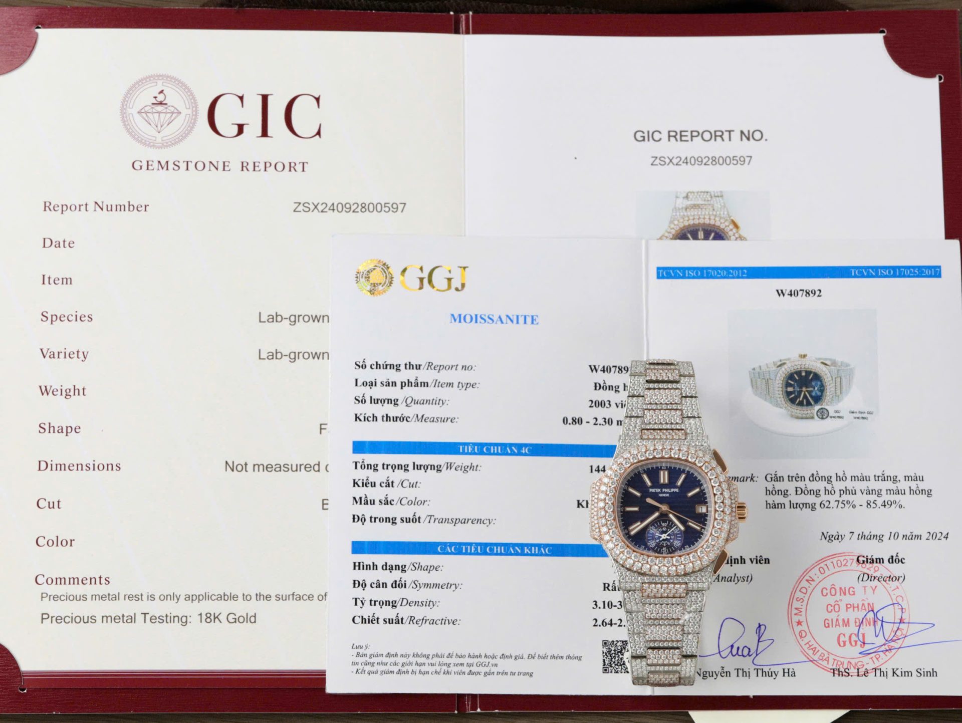 Dong-Ho-Patek-Philippe-Nautilus-5980-Replica-11-Boc-Vang-That-Dinh-Full-Kim-Cuong-Moissanite-40mm-7.jpg Patek Philippe Nautilus 5980 Replica Watch 18K Gold Wrapped + Diamonds Moissanite Custom 40.5mm - Image 1