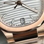 Patek Philippe Best Replica Watch Nautilus 7118 Gold Wrapped White Dial 3K Factory 35.2mm - Image 4