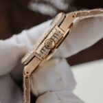 Patek Philippe Nautilus 7118 Replica Watch Gold Wrapped + Moissanite Diamonds Custom 35.2mm - Image 8