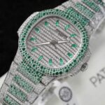 Patek Philippe Best Copies Watch Nautilus 7118 Custom Diamonds Moissanite Hong Kong 35.2mm - Image 4