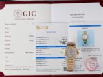 Patek Philippe Women White Dial Copies Watches Nautilus 7118 Gold Wrapped + Moissanite Diamonds 3K Factory 35.2mm