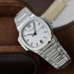 Patek Philippe Knock Off Watches Nautilus 7118 White Dial Metal Wire 3K Factory 35.2mm - Image 2