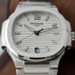 Patek Philippe Knock Off Watches Nautilus 7118 White Dial Metal Wire 3K Factory 35.2mm - Image 6
