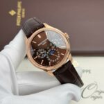 Patek Philippe Grand Complications 5327 Replica Watches Brown Dial Leather Strap 3K Factory 40mm