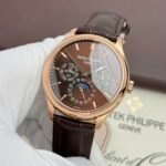 Patek Philippe Grand Complications 5327 Replica Watches Brown Dial Leather Strap 3K Factory 40mm - Image 2