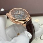 Patek Philippe Grand Complications 5327 Replica Watches Brown Dial Leather Strap 3K Factory 40mm - Image 5