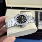 Patek Philippe Replica Watches Nautilus 7010 Womens Black Dial 32mm - Image 4