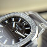 Patek Philippe Replica Watches Nautilus 7010 Womens Black Dial 32mm - Image 6