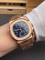 Patek Philippe Replica Watches Nautilus 5990R Dial Blue Automatic Movement 40.5mm - Image 4