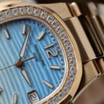 Patek Philippe Replica Watches Nautilus 7010R Women Blue White Dial Metal Wire GR Factory 32mm - Image 6