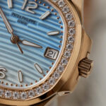 Patek Philippe Replica Watches Nautilus 7010R Women Blue White Dial Metal Wire GR Factory 32mm - Image 7