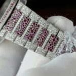 Patek Philippe Replica Watches Nautilus Haute Joaillerie 7118 Custom Full Moissanite Diamonds 35.2mm - Image 8