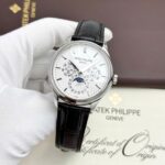 Patek Philippe Grand Complications 5327 White Imitation Watches Leather Strap 3K Factory 40mm