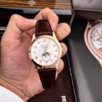 Patek Philippe Replica Watches Complications 5396R White Dial Leather Strap 38.5mm - Image 4