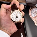 Patek Philippe Replica Watches Complications 5396R White Dial Leather Strap 38.5mm - Image 2