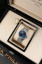 Patek Philippe Twenty 4 7300 Replica Watches Blue Dial Metal Wire 36mm - Image 5