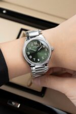 Patek Philippe Copies Watches Twenty 4 7300 Green Dial Metal Wire 36mm - Image 3