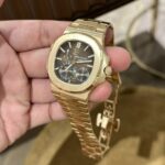 Patek Philippe Best Replica Watch Nautilus 5712R Brown Dial 18K Solid Gold 40mm - Image 5