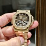 Patek Philippe Best Replica Watch Nautilus 5712R Brown Dial 18K Solid Gold 40mm - Image 4