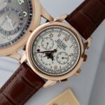 Patek Philippe Fake Watch Perpetal Calendar 5270 White Dial Leather Strap 41mm - Image 3