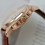 Patek Philippe Fake Watch Perpetal Calendar 5270 White Dial Leather Strap 41mm - Image 8