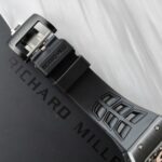 Richard Mille High End Watch Replica RM052 Skull Tourbillon Black Ceramic Rubber Strap 43mm - Image 9