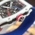 Richard Mille RM67-02 白色碳纤维腕表，重量 37 克，尺寸 38.7×47.52 毫米，最佳复刻表款 - Image 8