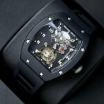 Richard Mille Replica Watch RM001 Tourbillon Black Ceramic 42mm - Image 3