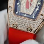 Richard Mille RM007 Replica Watch Custom Moissanite Diamonds Red 36mm - Image 7