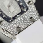 Richard Mille RM007 Replica Watch White Custom Full Moissanite Diamonds Hong Kong 36mm - Image 5
