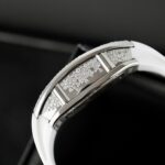 Richard Mille RM007 Replica Watch White Custom Full Moissanite Diamonds Hong Kong 36mm - Image 7