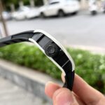 Richard Mille Replica Watch RM052 Tourbillon Skull Carbon Rubber Strap 43mm - Image 5