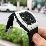 Richard Mille Replica Watch RM052 Tourbillon Skull Carbon Rubber Strap 43mm - Image 4
