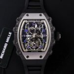 Richard Mille RM21-01 Tourbillon Best Replica Watch Rubber Strap 45mm