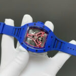 Richard Mille Best Copies Watch RM52-03 Paris Saint-Germain Tourbillon Ceramic Blue 40x48mm