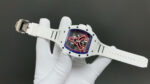 Richard Mille Replica Watches RM52-03 Paris Saint-Germain Tourbillon White Ceramic 40x48mm