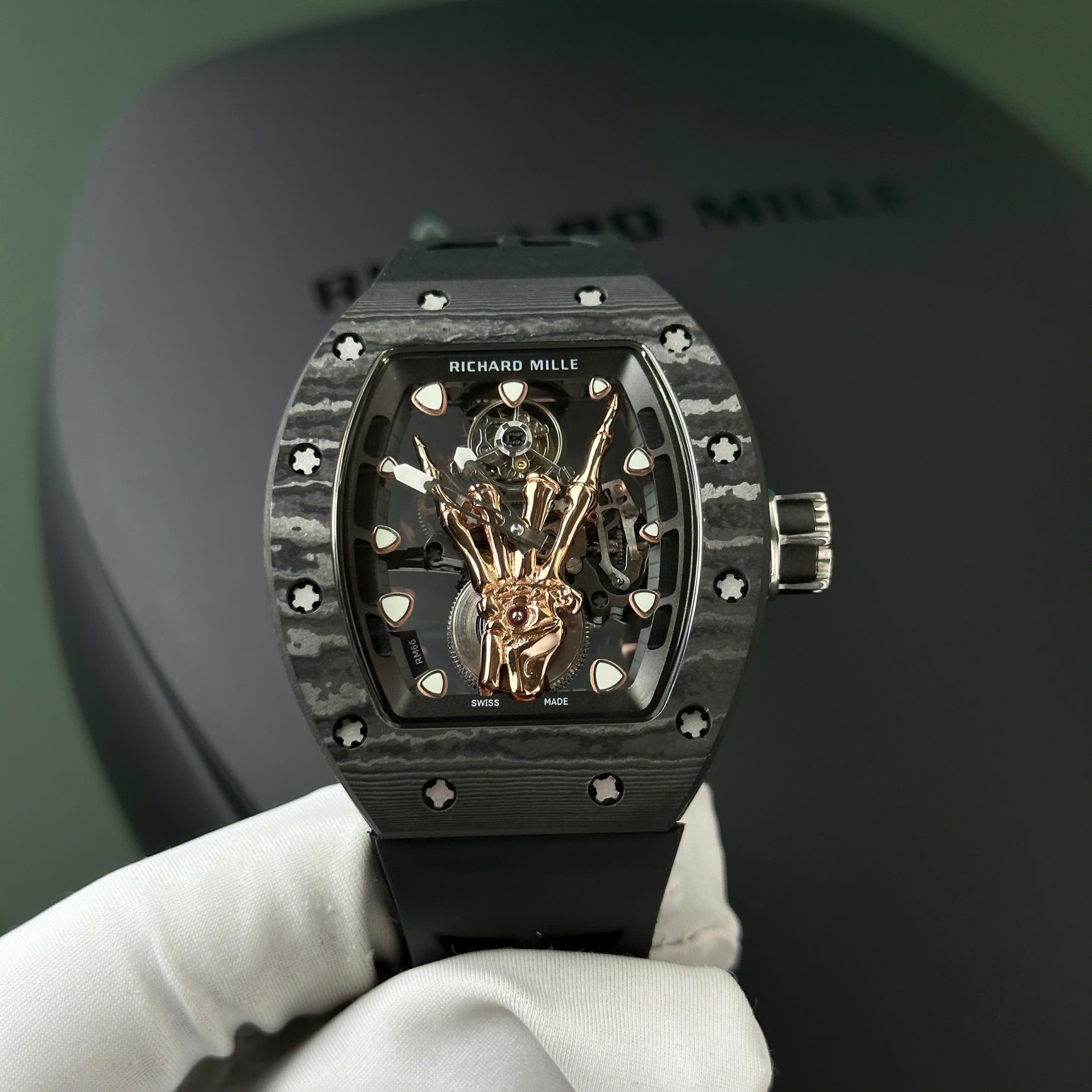 Dong-Ho-Richard-Mille-RM66-Flying-Tourbillon-Replica-1-1-Vo-Full-Carbon-42.7x49-2.jpg Richard Mille RM66 Flying Tourbillon Carbon Best Replica Watch 42.7×49.9mm - Image 1