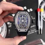 Richard Mille Replica Watch RM21-02 Tourbillon Aerodyne Rubber Strap 43mm - Image 2