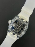 Richard Mille Luxury Imitation Watches RM53-02 Tourbillon Case Sapphire White 43mm - Image 5