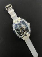 Richard Mille Luxury Imitation Watches RM53-02 Tourbillon Case Sapphire White 43mm