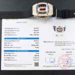 Richard Miller RM007 Best Replica Watches 18K Gold Wrapped + Moissanite Diamonds Custom 36mm