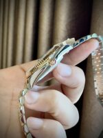 Rolex Replica Watches DateJust Black Dial Gold Wrapped GM Factory 36mm - Image 5