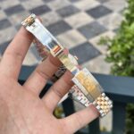 Rolex DateJust Gold Wrapped Chocolate Dial Replica Watch Luminous Markers GMF 36mm - Image 5