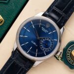 Rolex Replica 1:1 Watch Cellini Date 50519 Blue Dial Leather Strap 39mm