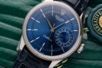 Rolex Replica 1:1 Watch Cellini Date 50519 Blue Dial Leather Strap 39mm - Image 4