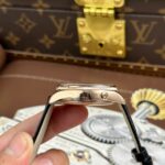 Rolex Cellini Moonphase 50535 Rose Gold Replica Watches Black Leather Strap KZ Factory 39mm - Image 8