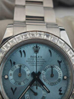 Rolex Cosmograph Daytona 116576TBR Replica Watch Platinum PT950 + Diamonds Custom 40mm - Image 6