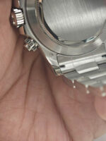 Rolex Cosmograph Daytona 116576TBR Replica Watch Platinum PT950 + Diamonds Custom 40mm - Image 13